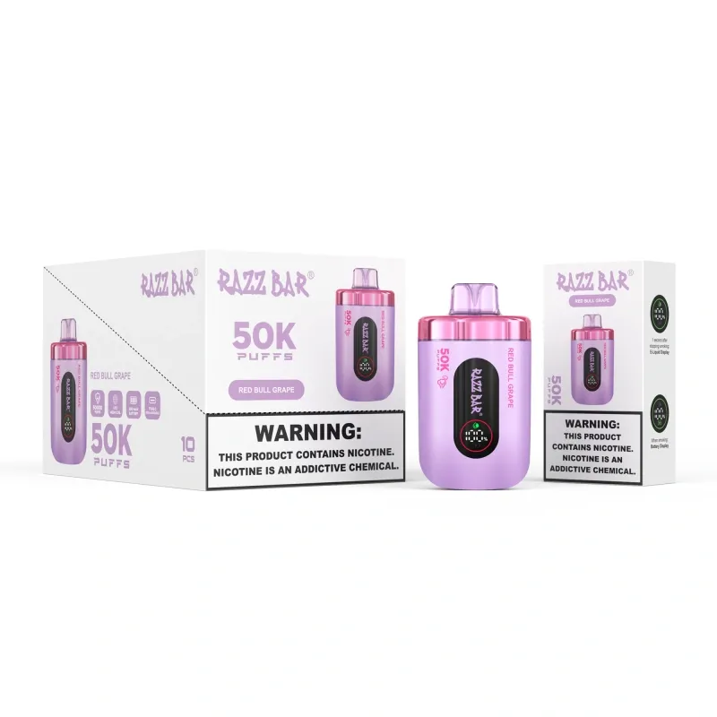 info-800-800 Razz Bar 50000 Puffs Smart Screen Disposable Vape
