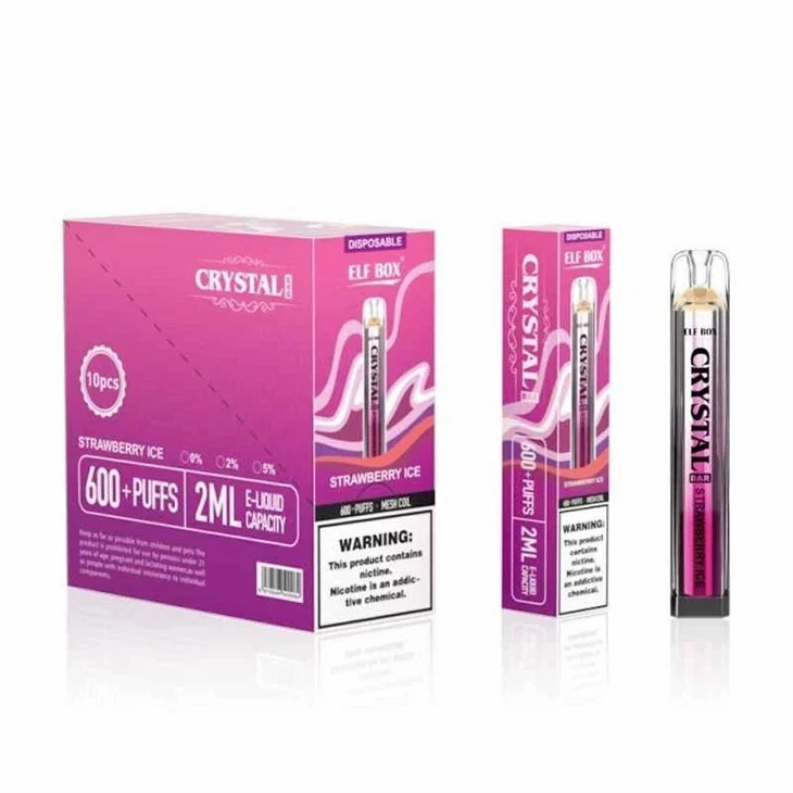 ELF BOX CRYSTAL BAR 600 Puffs Vape factory