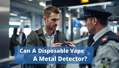 Um vape descartável pode desencadear um detector de metais?