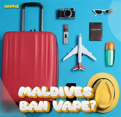 A partir de 15 de novembro, o Vape será proibido de levar para as Maldivas.