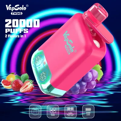 Como usar o VapSolo Twins 20000: um guia para iniciantes em vaporização de sa...