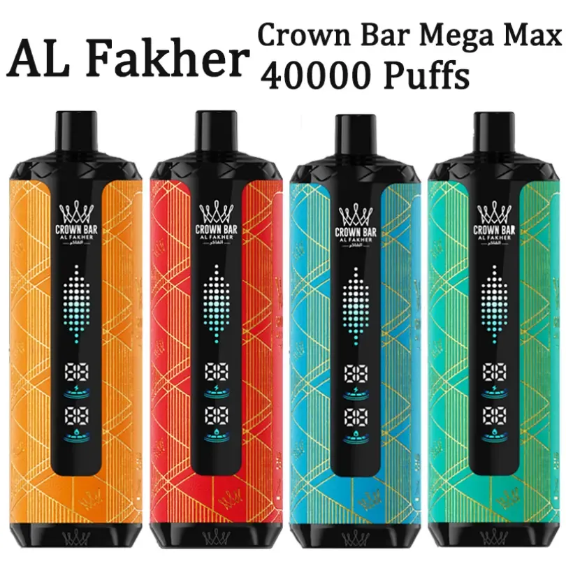AL Fakher 40K Puffs 40000 Crown Bar Mega Max Vape descartável por atacado