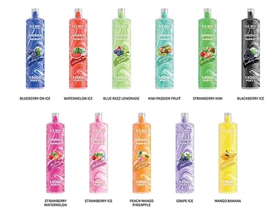 Qual é a densidade de vapor do vape elf box?