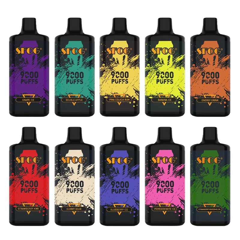 Qual é a contagem de sopros de um vape sfog?