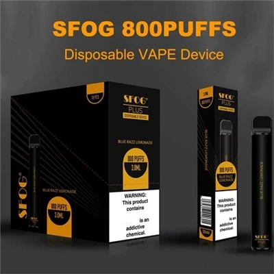 Qual é a intensidade do sabor do vapor do vape SFOG?