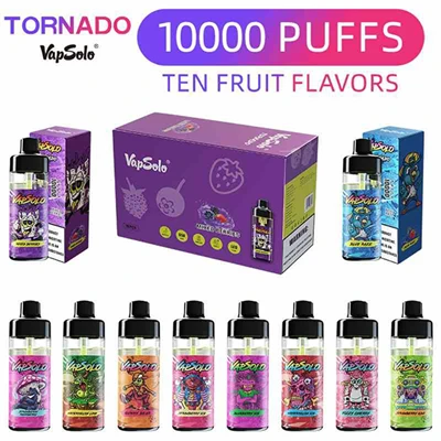 Vapsolo Tornado 10000 Puffs descartável vape