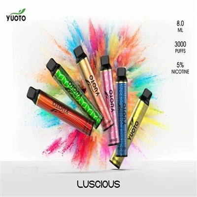 Yuoto Luscious 3000 Puffs descartáveis ​​vape